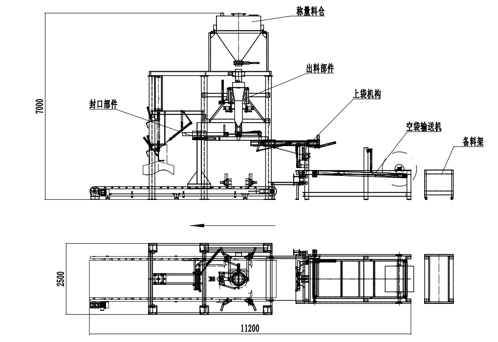 全自動噸袋包裝秤，全自動噸袋包裝機，全自動大袋包裝秤